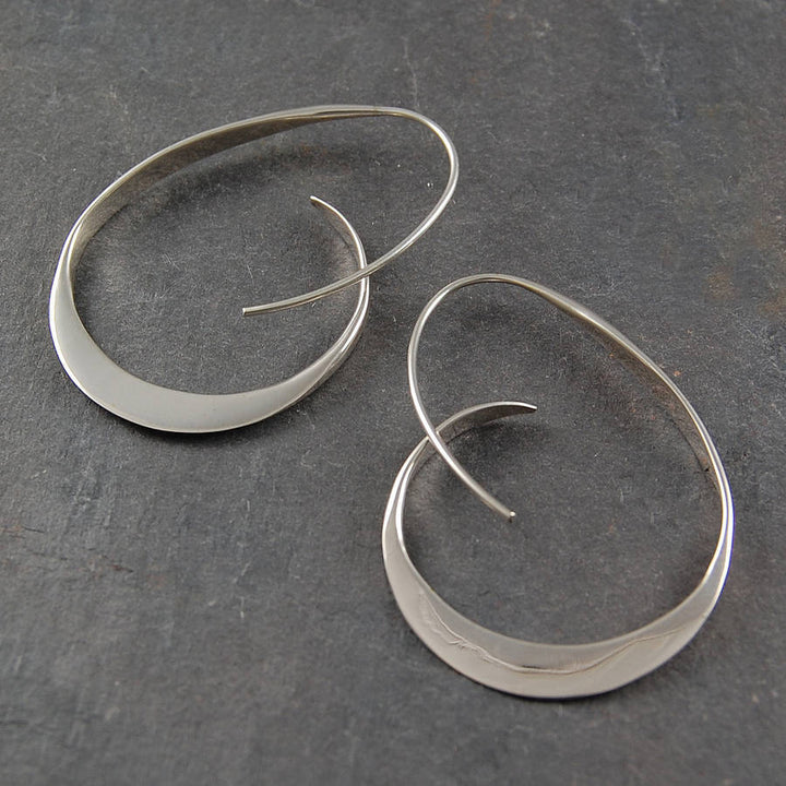 Boucles d'oreilles spiralées