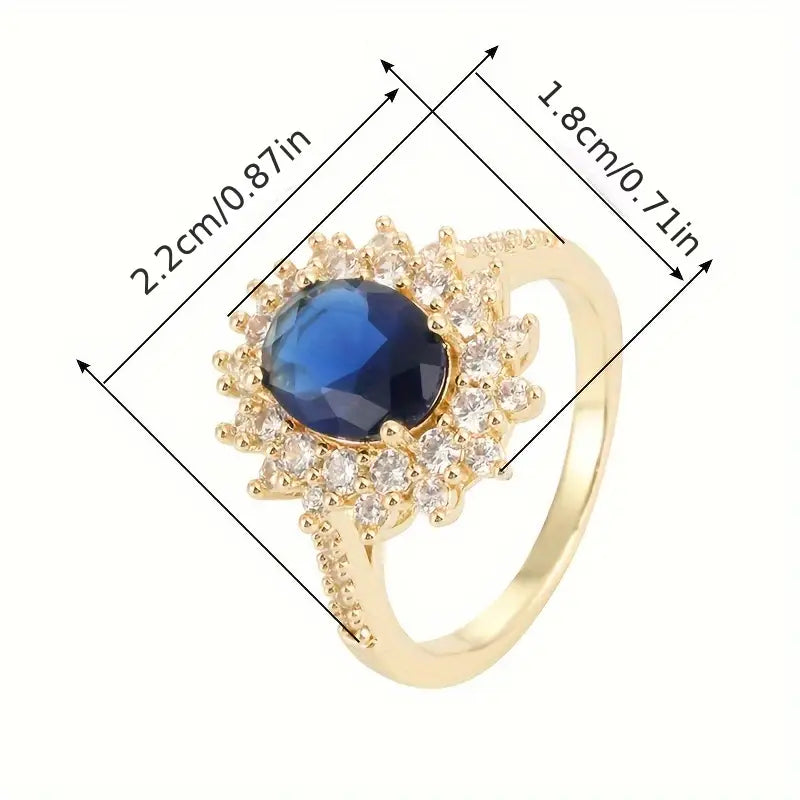 Bague en Or avec Saphir Vionne