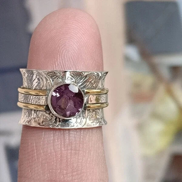 Bague Bohémienne en Cristal pour la Méditation
