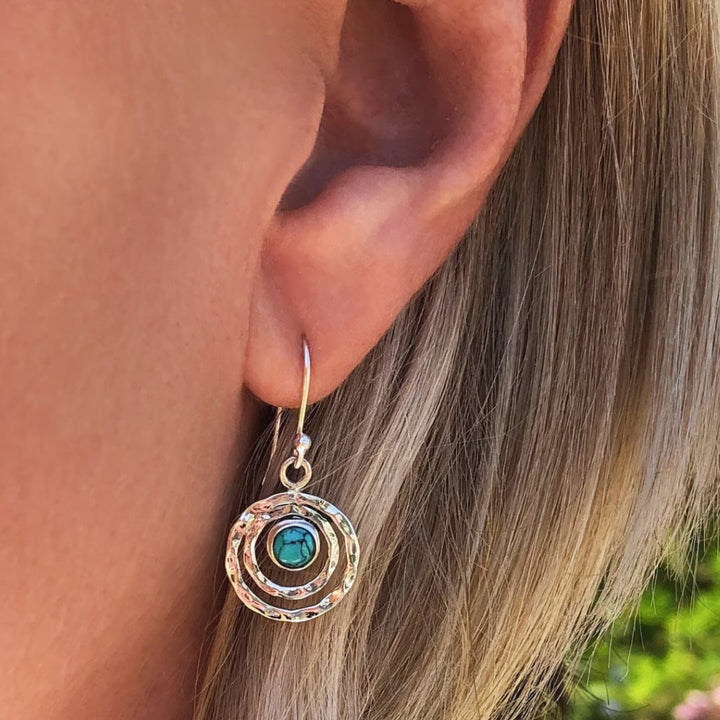 Boucles d'oreilles Saturne Boho