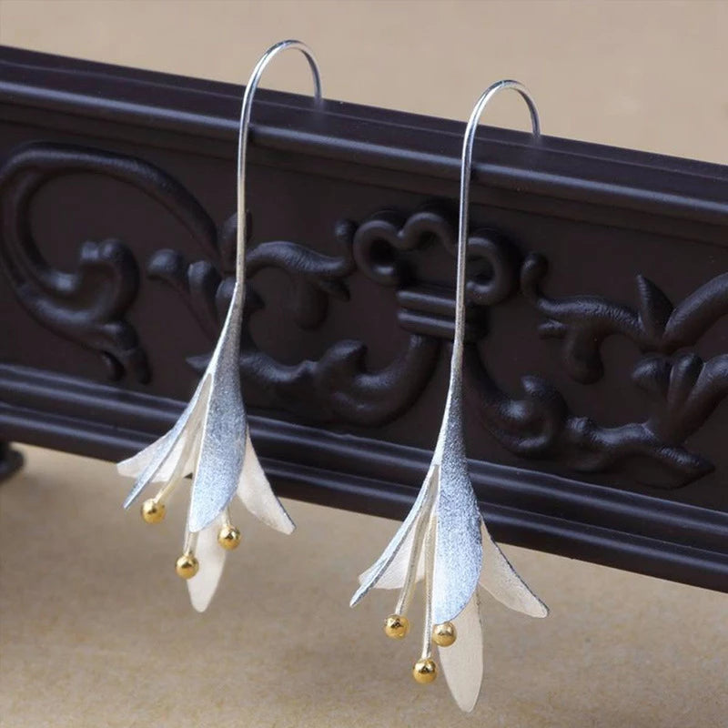Boucles d'oreilles en argent élégantes