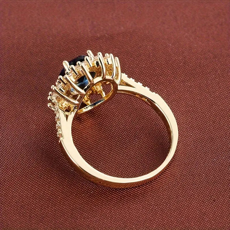 Bague en Or avec Saphir Vionne