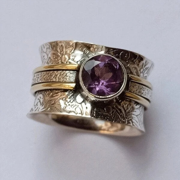Bague Bohémienne en Cristal pour la Méditation