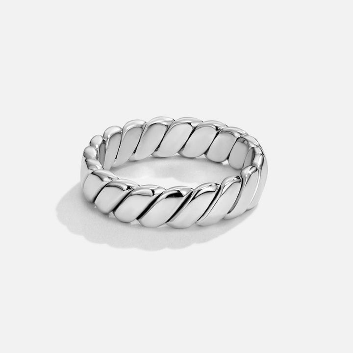Bague Torsadée Infini en Argent Calira