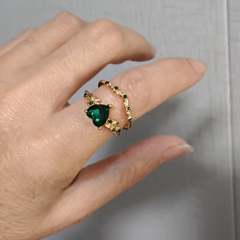 Ensemble de Bagues Heartbound Duo