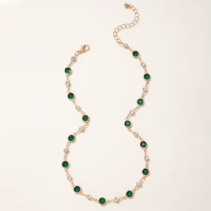 Collier de Points Verdoyants