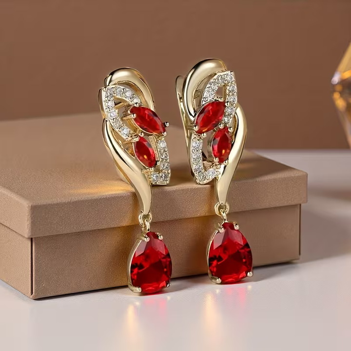 Boucles d'oreilles Velvet Flame