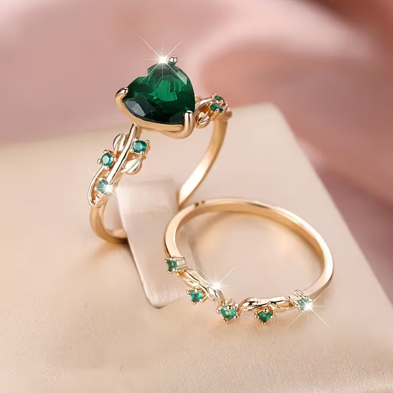 Ensemble de Bagues Heartbound Duo