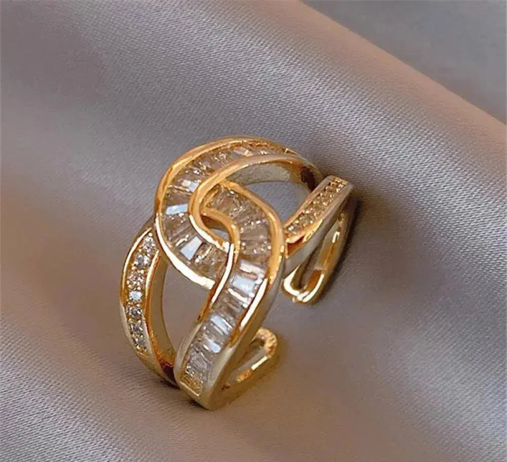 Bague nouée élégante