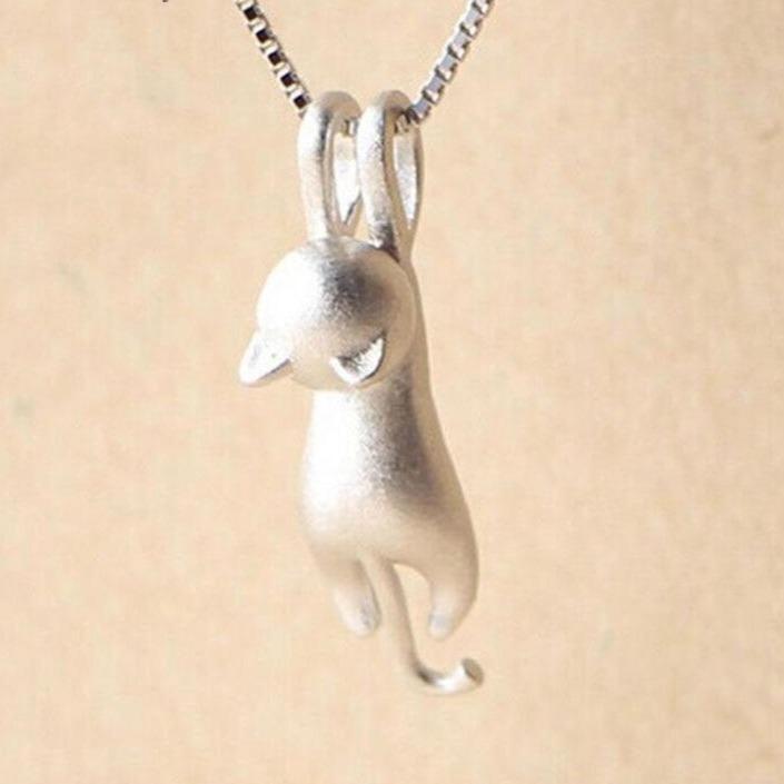 Collier Playful Kitty en Argent Sterling 925