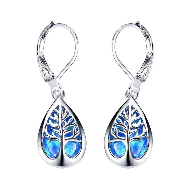 Boucles d'oreilles en forme d'Arbre de Vie