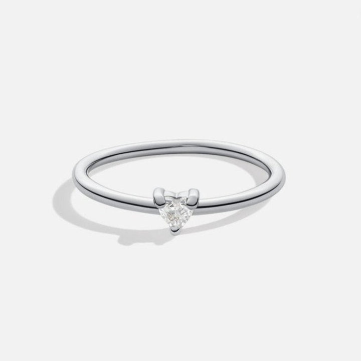 Bague en forme de cœur en cristal 'Kleine Liebe'